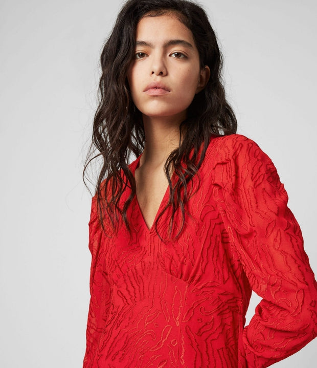All saints Rosi Ani Shift Mini Dress S-6