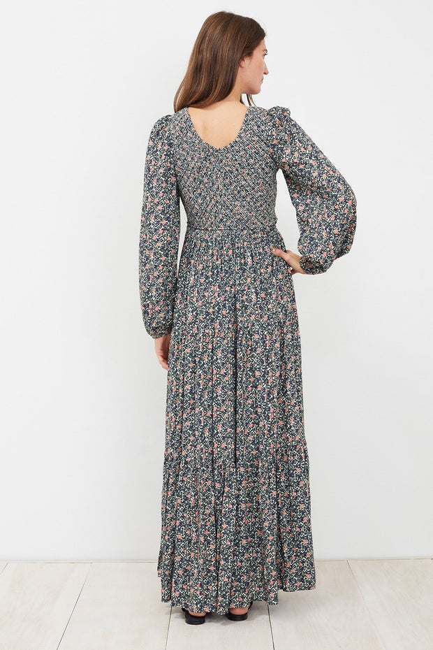 Apiece Apart Olivias Smocked Maxi Dress