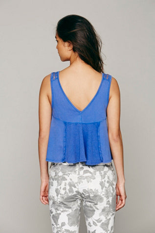 Free People Lolita Crochet Tank Crop Top S