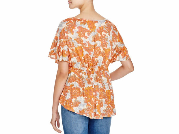 Free People Riverbend Printed Tunic Top