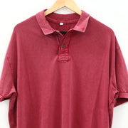 Napapijri Solid Men's Polo Short Sleeve Cotton T-Shirt L