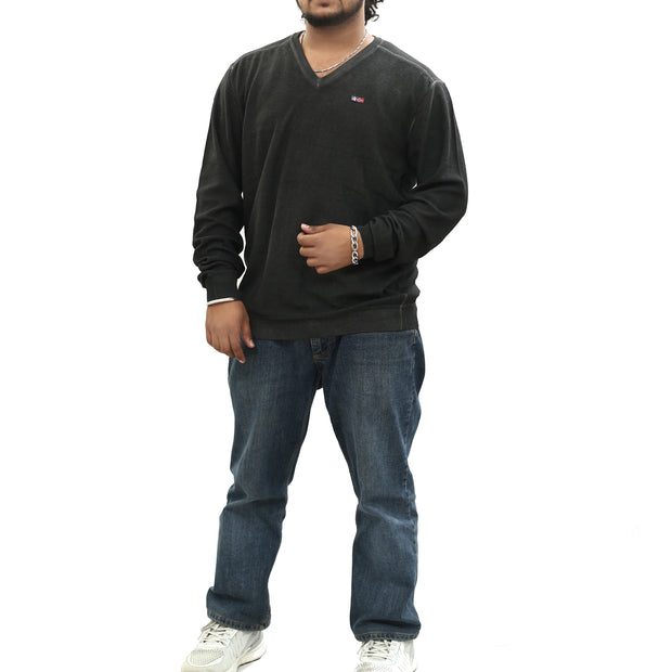 Napapijri Solid Men's Sweatshirt Long Sleeve Sweater XXL