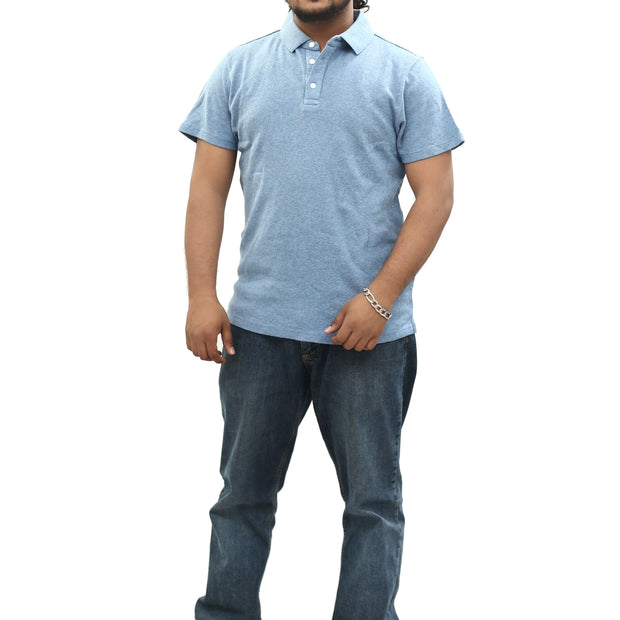 Bonobos Short Sleeve Blue Collared Solid Polo T-Shirt Men's M