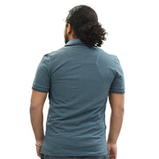 Napapijri Solid Men's Polo Short Sleeve Cotton T-Shirt M