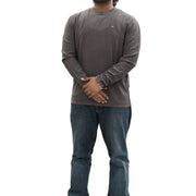 Napapijri Solid Men's Sweatshirt Long Sleeve Cotton Pullover M