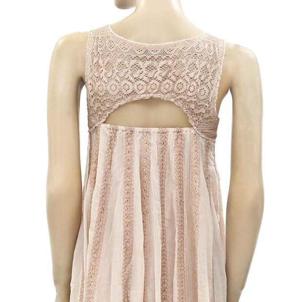 Jujan Markfin Lace Crochet Tunic Dress XS