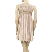 Jujan Markfin Lace Crochet Tunic Dress XS