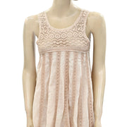 Jujan Markfin Lace Crochet Tunic Dress XS