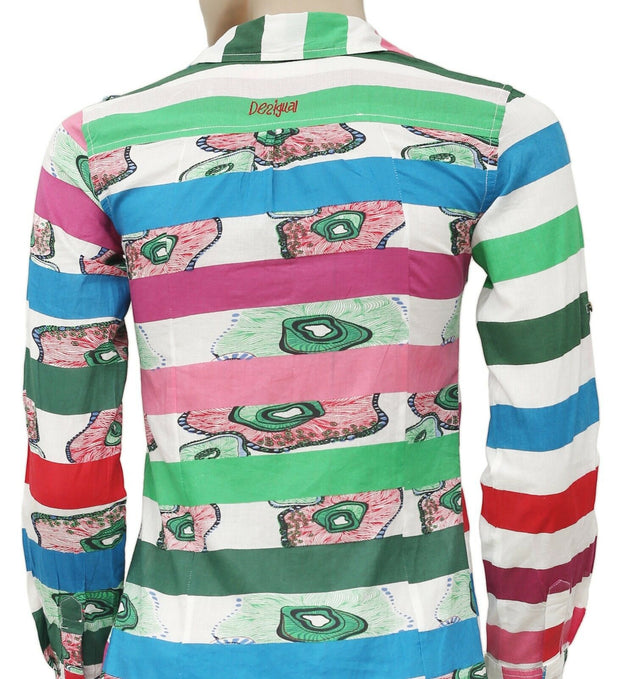 Desigual Kids Girl Floral Printed Tunic Shirt Top