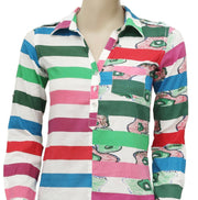 Desigual Kids Girl Floral Printed Tunic Shirt Top