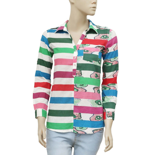 Desigual Kids Girl Floral Printed Tunic Shirt Top