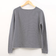 Napapijri Striped Print Men's Sweatshirt Long Sleeve Cotton