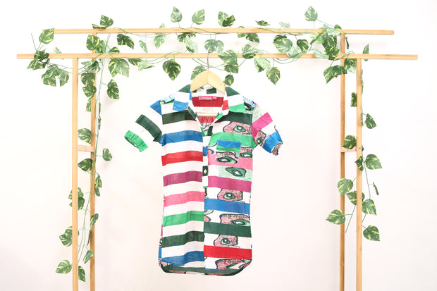 Desigual Kids Girls Printed Shirt Blouse Top
