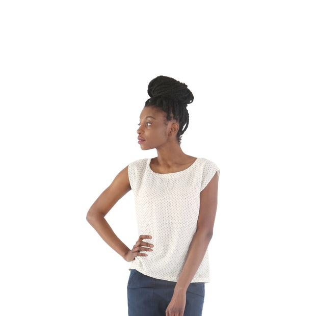 Des Petits Hauts Kanel Reversible Blouse Top