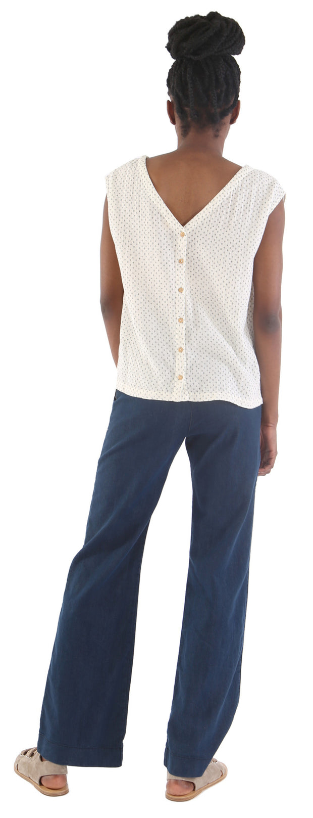 Des Petits Hauts Kanel Reversible Blouse Top