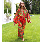 Rhode Resort Blake Printed Wide Leg Jumpsuit Dress