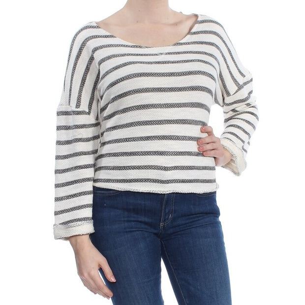 Lucky Brand Womens Striped Crop Top