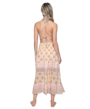 PQ Swim Anthropologie Namaste Evie Smocked Cover UP Tube Midi Dress Skirt
