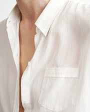 Nili Lotan Cotton Voile NL Buttondown Shirt Top