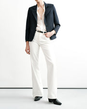 Nili Lotan Cotton Voile NL Buttondown Shirt Top
