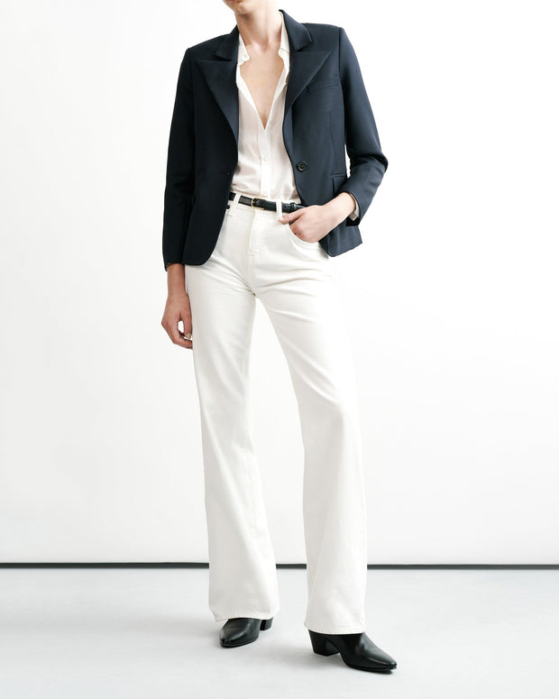 Nili Lotan Cotton Voile NL Buttondown Shirt Top