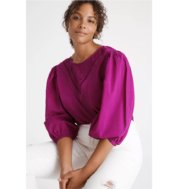 Farm Rio Anthropologie Kelsie Blouse Top