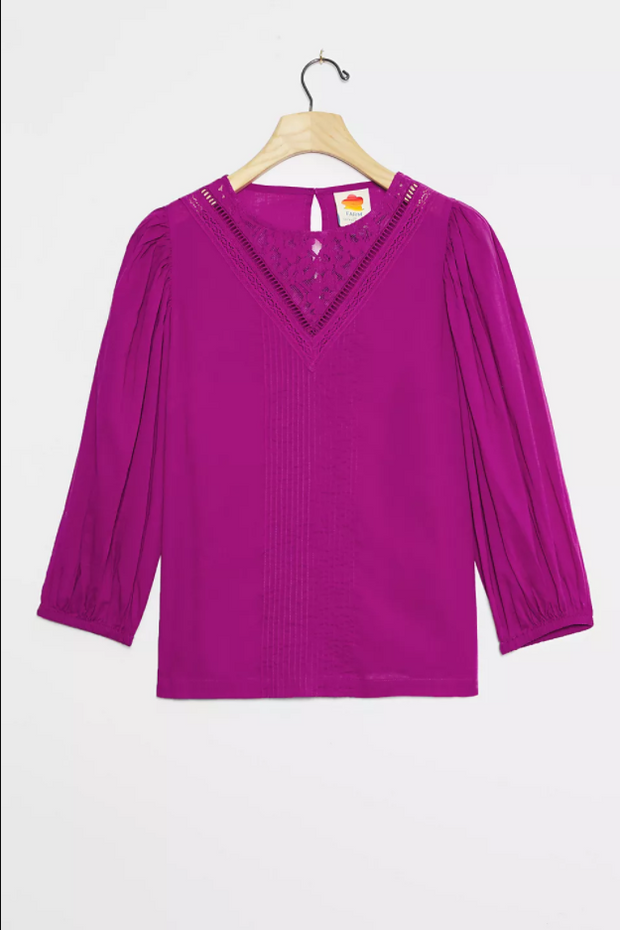 Farm Rio Anthropologie Kelsie Blouse Top
