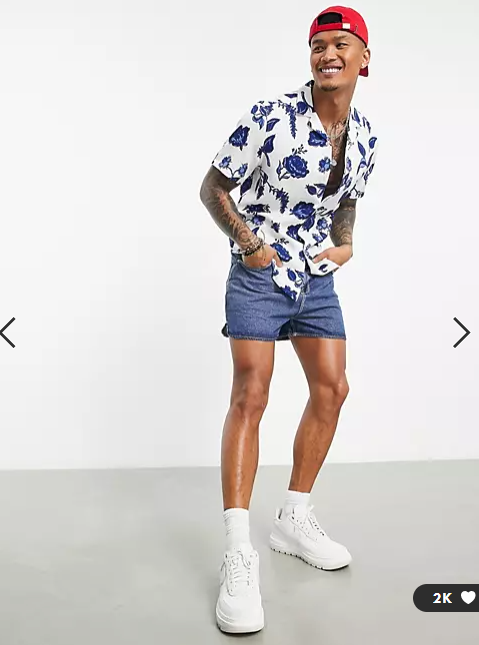 ASOS DESIGN Men's Revere Hawaiian Shirt