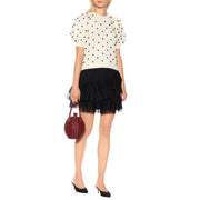 Ulla Johnson Polka-Dot Tulle Mini Skirt
