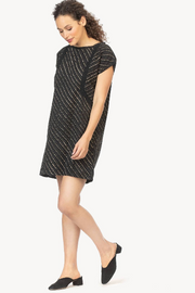 Lilla P Lace Inset Shift Mini Dress