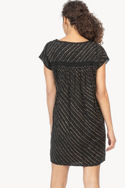 Lilla P Lace Inset Shift Mini Dress