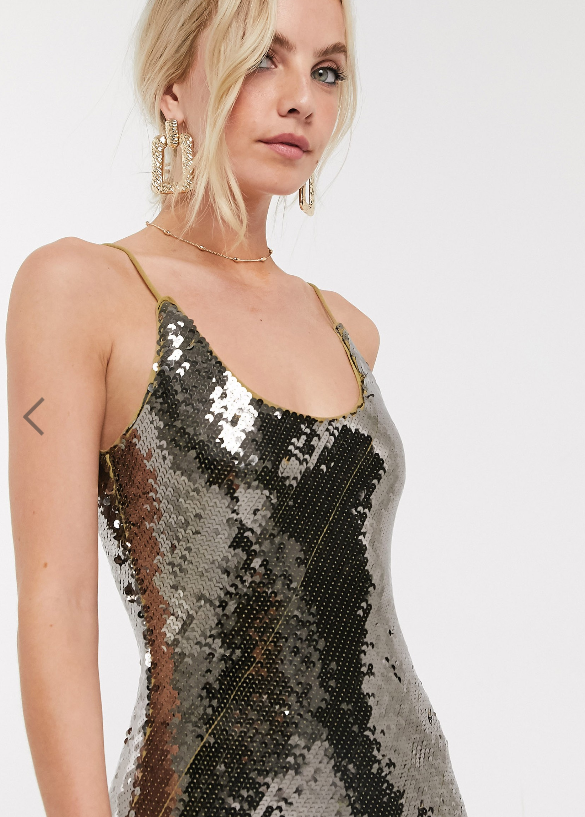 ASOS DESIGN Petite Cami Embellished Maxi Dress