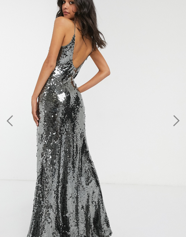 ASOS DESIGN Tall Cami Embellished Maxi Dress