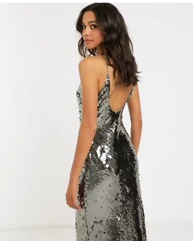 ASOS DESIGN Tall Cami Embellished Maxi Dress