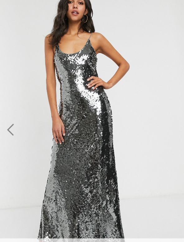 ASOS DESIGN Tall Cami Embellished Maxi Dress