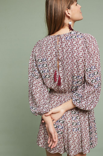 Holding Horses Anthropologie Annamaria Romper Dress XSP