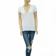 Zadig & Voltaire Story Ashnet Fishnet White T-Shirt Top