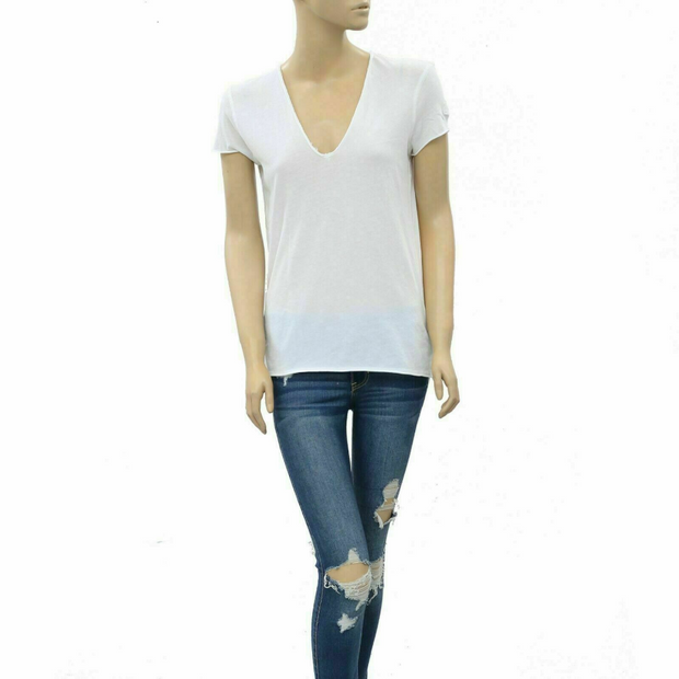 Zadig & Voltaire Story Ashnet Fishnet White T-Shirt Top