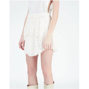 IRO Pabey Near White Mini Skirt