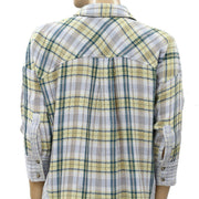 Free People One of the Guys Button-Down Oversized Shirt Top