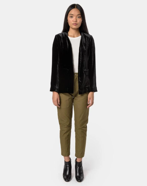 Ulla Johnson Bobby Noir 纯色西装外套上衣
