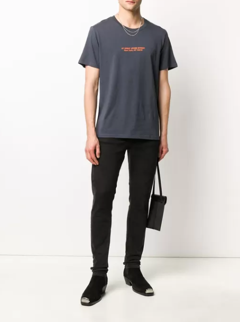 Zadig & Voltaire Men's Address Print Short Sleeve T-Shirt M