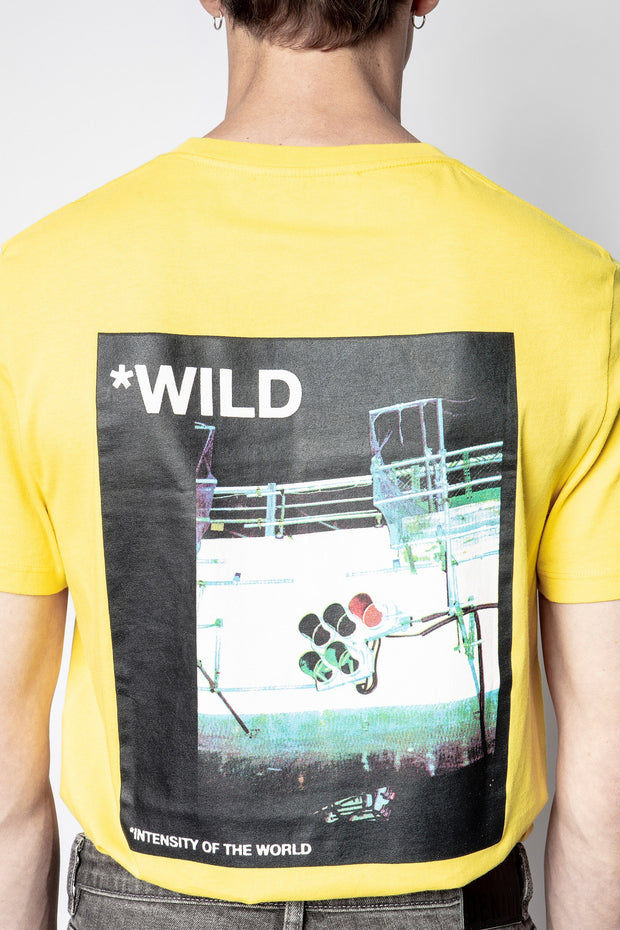 Zadig & Voltaire Men's Ted Photoprint Wild T-shirt