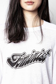 Zadig & Voltaire Tunisien Ericka Feminist T-Shirt Top