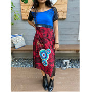 Desigual Retro Printed Midi Dress M US