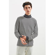 Urban Outfitters Men's Striped Turtleneck Long Sleeve Shirt