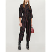 Apiece Apart Synthetic Quinty Metallic-striped Woven Jumpsuit S