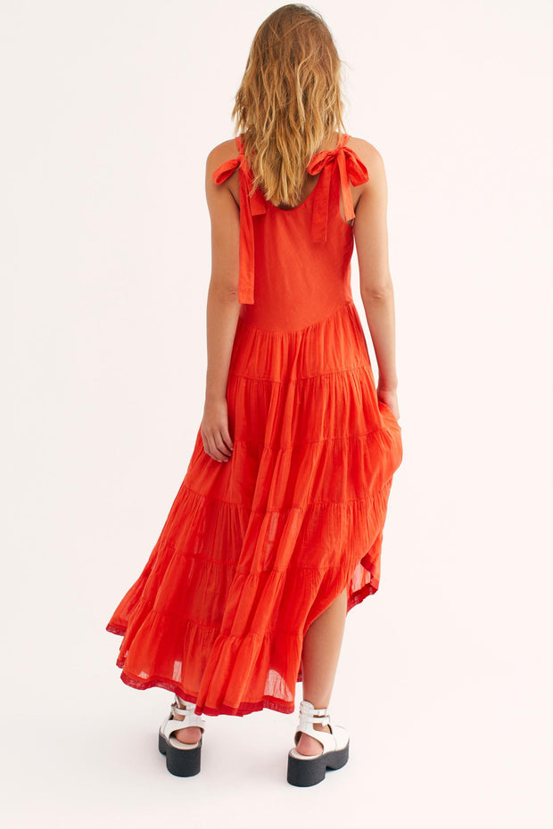 Free People Kika's Solid Midi Dress