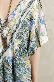 Maeve Anthropologie 飘逸玛雅印花衬衫上衣 S