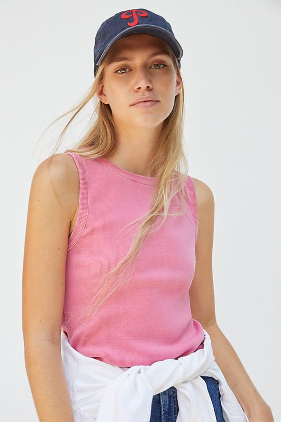 Anthropologie Constance Ribbed Tank Top